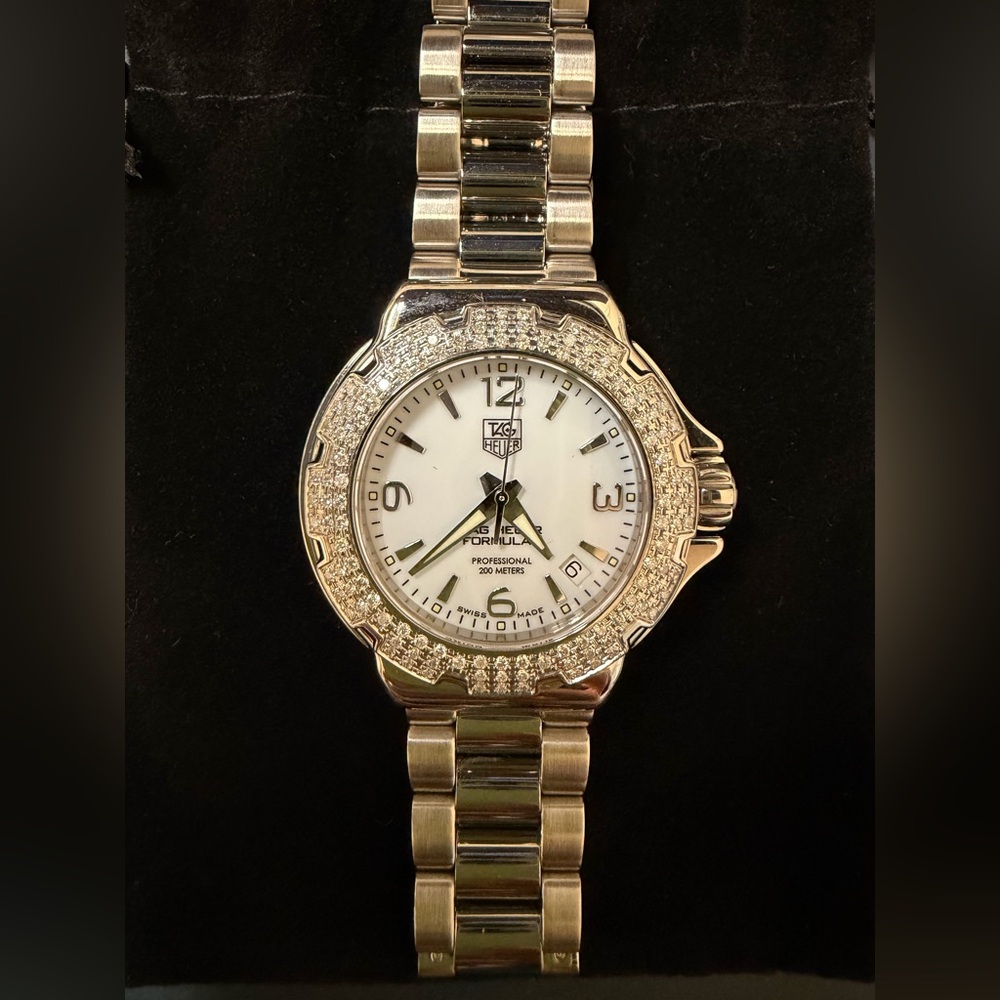 Tag Heuer Formula 1 ladies watch with diamonds